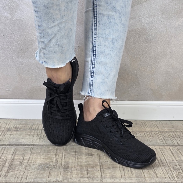 Pantofi dama sport Skechers® Bobs B Flex W 117591 BBK - Img 5