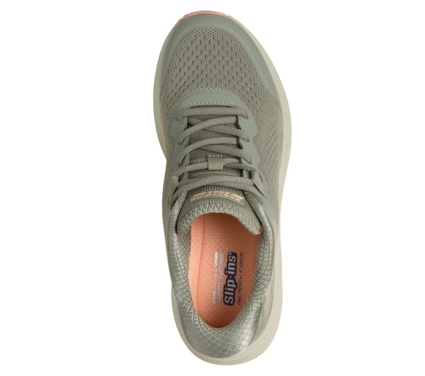Pantofi dama sport Skechers® Bobs Skillz - Too Essential 117756 OLV - Img 2