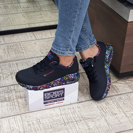 Pantofi dama sport Skechers 314976L BKMT - Img 2