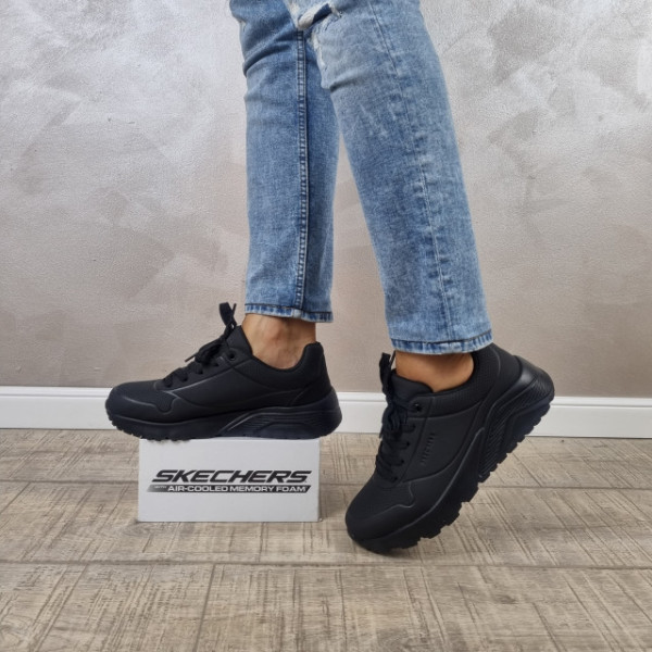 Pantofi dama sport Skechers UNO LITE 403694L BBK - Img 2