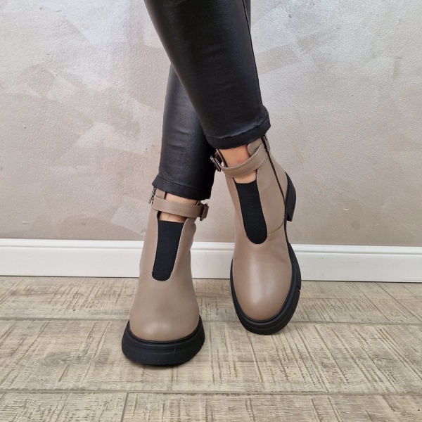 Ghete dama piele naturala MANOS.RO GD2300 - Img 2