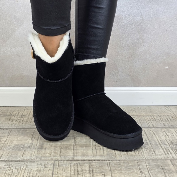 MANOS.RO Ghete dama piele naturala Water Repellent ANA VIOTTI GD2526 - Img 3