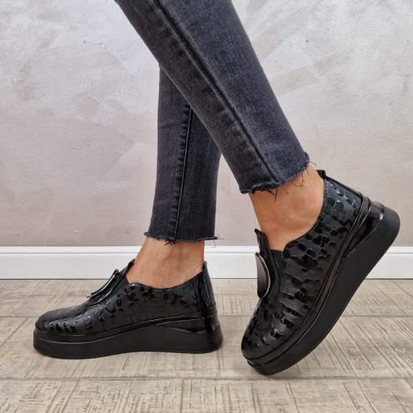 MANOS.RO Pantofi casual dama piele naturala PC1941 - Img 3