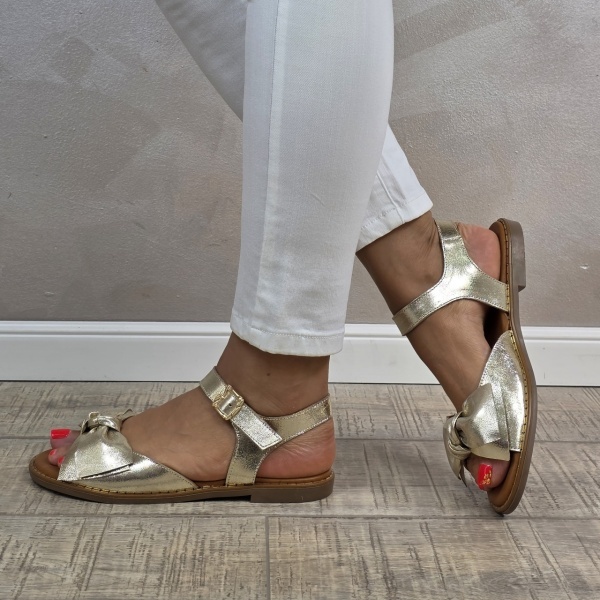 MANOS.RO Sandale dama piele naturala GOLD DEER SV1615 - Img 3