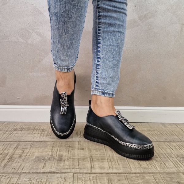 Pantofi casual/sport dama MANOS.RO piele naturala PC2199 - Img 2