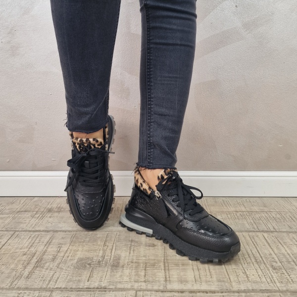 Pantofi casual/sport dama MANOS.RO piele naturala PS488 - Img 3