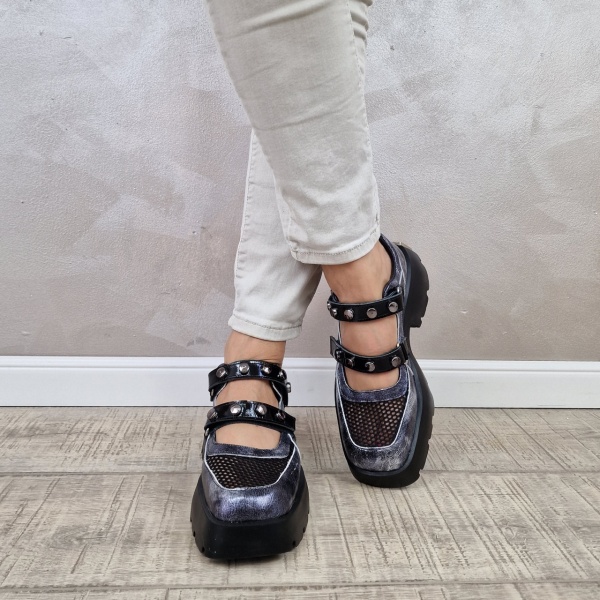 Pantofi casual/sport dama MANOS.RO piele naturala PV2138 - Img 3
