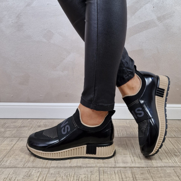 Pantofi casual/sport dama Manos.ro StretchFit/piele naturala PS394 - Img 5