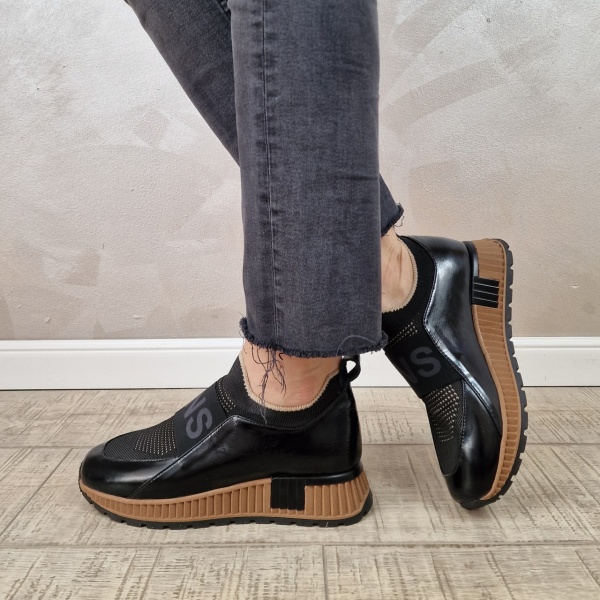 Pantofi casual/sport dama Manos.ro StretchFit/piele naturala PS394 - Img 8