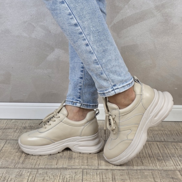 Pantofi dama casual Franco piele naturala PS688 - Img 4