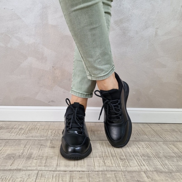Pantofi dama sport FORMAZIONE piele naturala PS531 - Img 4