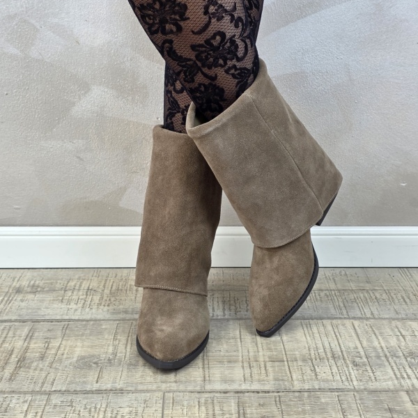 Botine/Ghete dama piele naturala MANOS.RO BT340 - Img 2