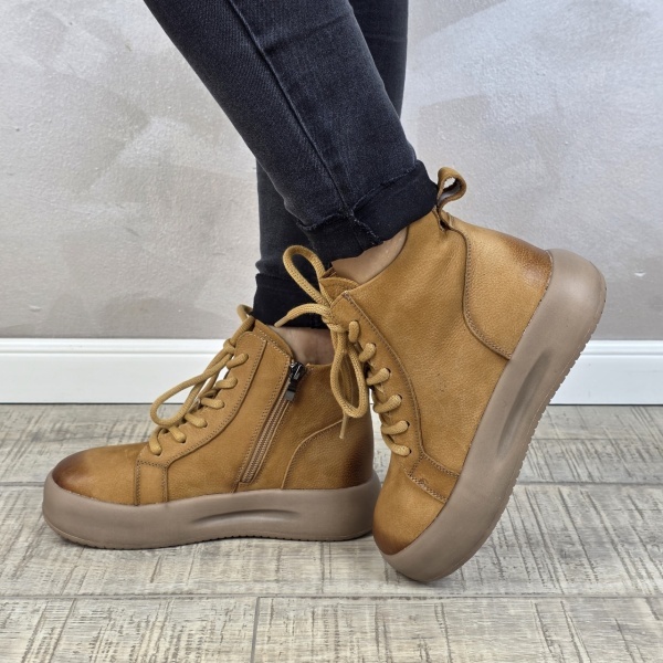 GHETE dama casual Feel piele naturala GD2587 - Img 4