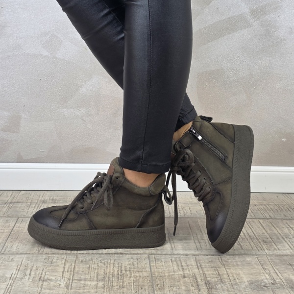 MANOS.RO Ghete dama casual Formazione piele naturala GD2380 - Img 2