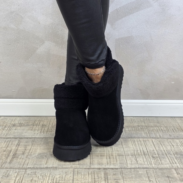 MANOS.RO Ghete dama piele naturala Water Repellent ANA VIOTTI GD2527 - Img 5
