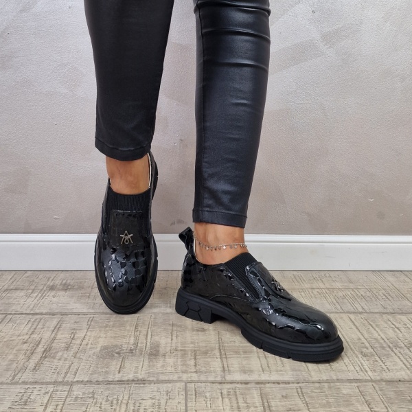 MANOS.RO Pantofi dama CASUAL piele naturala PC1892 - Img 2