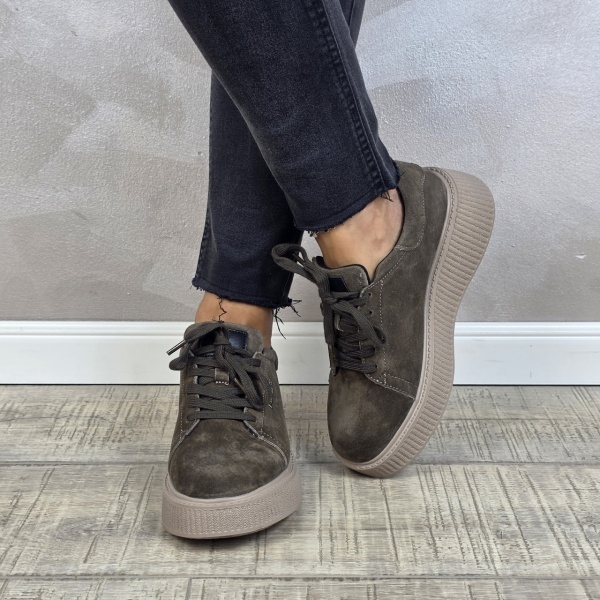 MANOS.RO Pantofi dama casual sport piele naturala FILIPPO PC2465 - Img 4