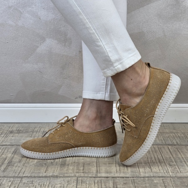 MANOS.RO Pantofi dama casual sport piele naturala FILIPPO PS747 - Img 4