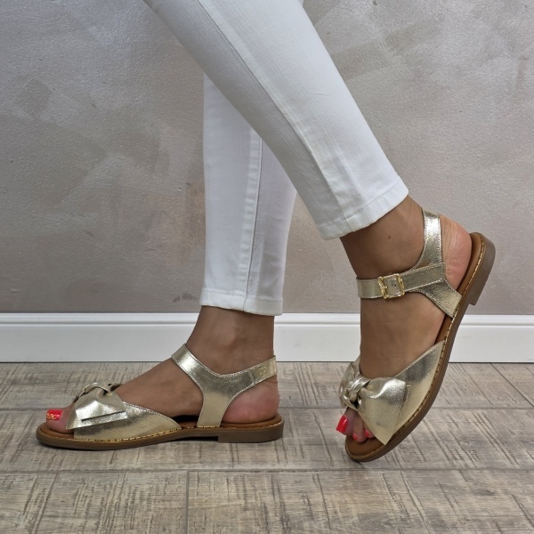 MANOS.RO Sandale dama piele naturala GOLD DEER SV1615 - Img 4