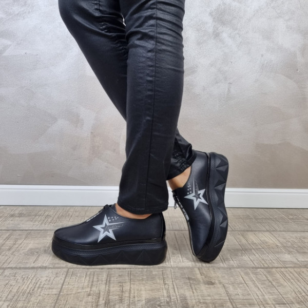 Pantofi casual dama piele naturala MANOS.RO PC1577 - Img 5