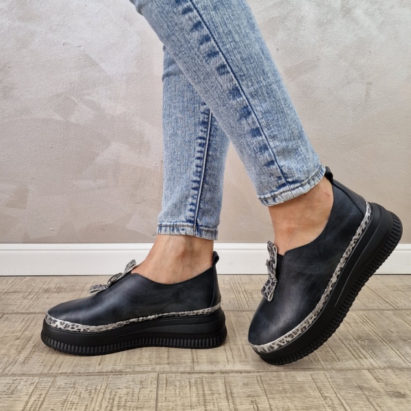 Pantofi casual/sport dama MANOS.RO piele naturala PC2199 - Img 3