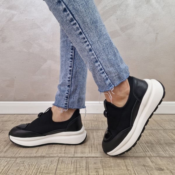 Pantofi casual/sport dama MANOS.RO piele naturala PS483 - Img 3