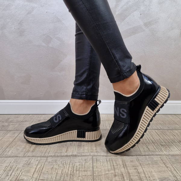 Pantofi casual/sport dama Manos.ro StretchFit/piele naturala PS394 - Img 2