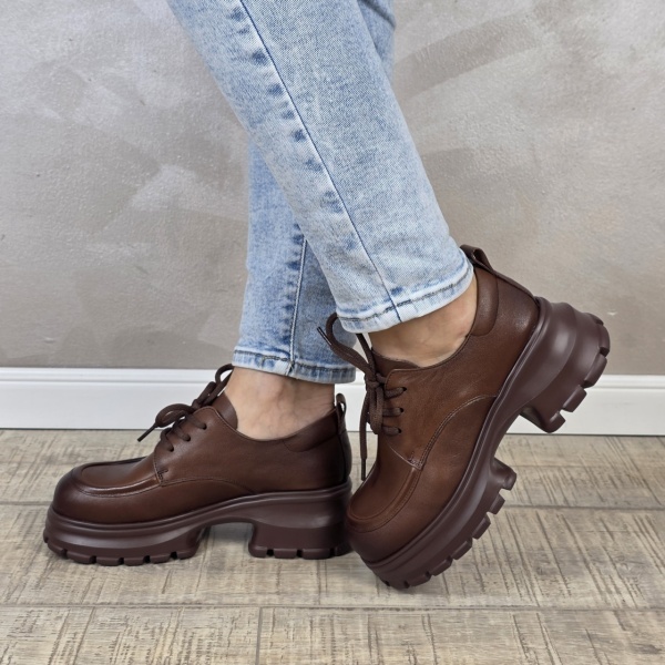 Pantofi dama casual FORMAZIONE piele naturala PC2360 - Img 4