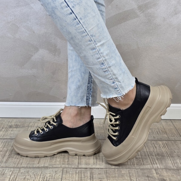 Pantofi dama casual Franco piele naturala PC2341 - Img 5