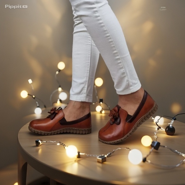 Pantofi dama piele naturala PC1486 - Img 5