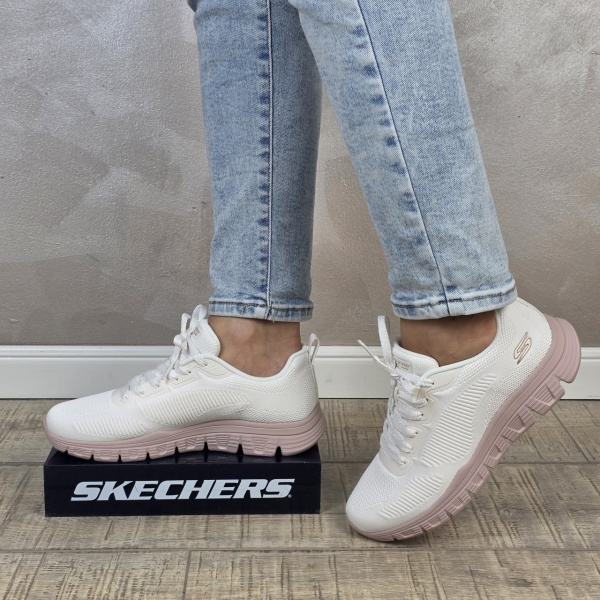 Pantofi dama sport Skechers® Bobs B Lite 117700 WPK - Img 9