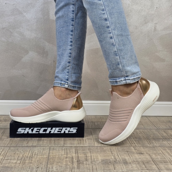 Pantofi dama sport Skechers® SKECHERS SLIP-INS BOBS SPORT INFINITY DELICATE VISION 117631 BLSH - Img 9