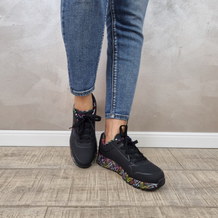 Pantofi dama sport Skechers 314976L BKMT - Img 5