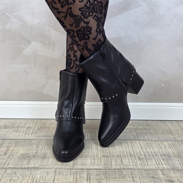Botine/Ghete dama piele naturala ANNA VIOTTI BT356 - Img 3