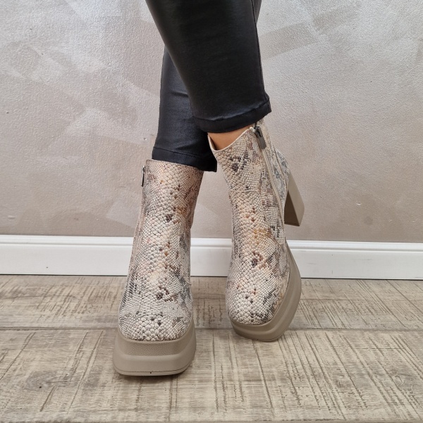 Botine/Ghete dama piele naturala MANOS.RO BT322 - Img 3