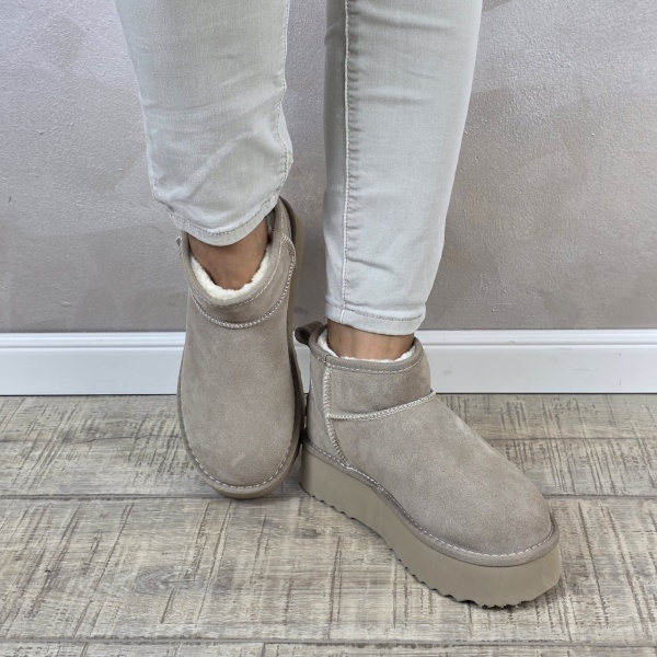 MANOS.RO Ghete dama piele naturala Water Repellent ANA VIOTTI GD2438 - Img 3