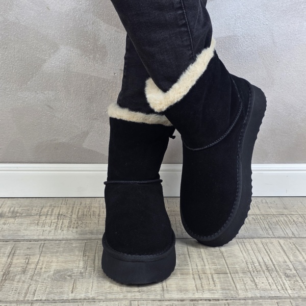 MANOS.RO Ghete dama piele naturala Water Repellent ANA VIOTTI GD2528 - Img 9