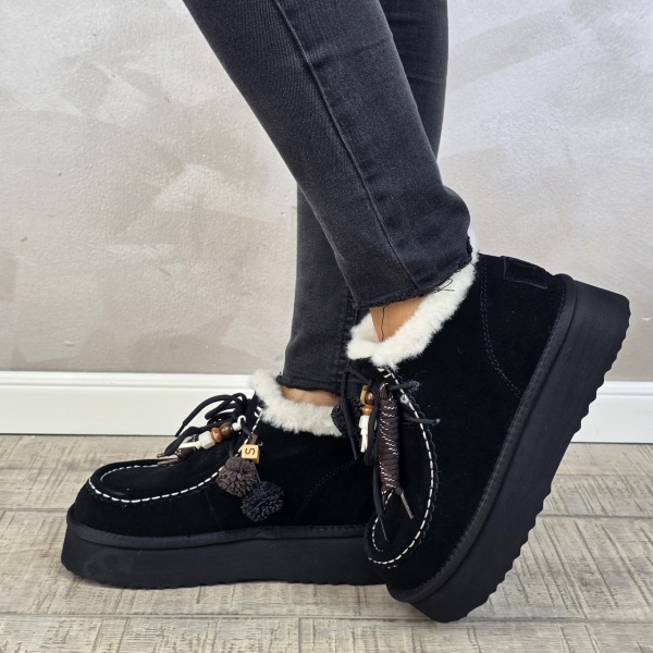 MANOS.RO Ghete/Pantofi dama piele naturala Water Repellent ANA VIOTTI GD2625 - Img 4