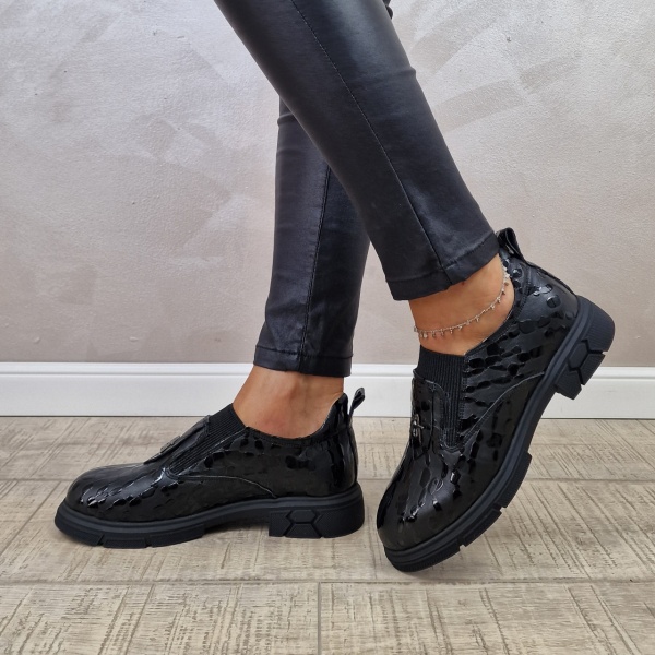 MANOS.RO Pantofi dama CASUAL piele naturala PC1892 - Img 3