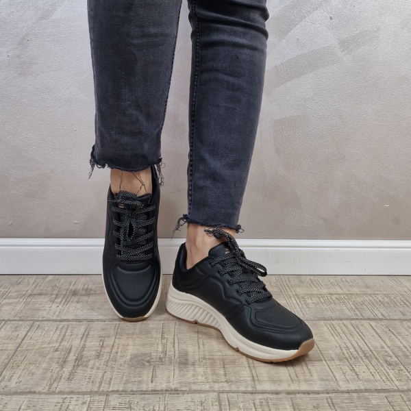 MANOS.RO Pantofi dama sport Skechers® Bobs Arch Comfort B 117560 BLK - Img 2