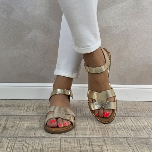 MANOS.RO Sandale dama piele naturala GOLD DEER SV1616 - Img 2