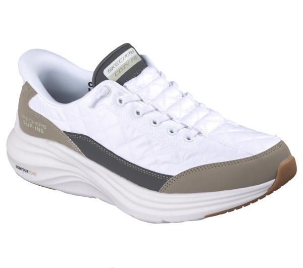 Pantofi barbati Skechers Skechers Slip-on- Contour Foam - Cozy Fit 232619 WTP - Img 5
