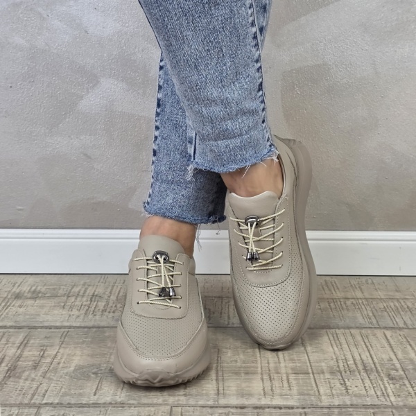 Pantofi casual/sport dama MANOS.RO piele naturala PS696 - Img 3