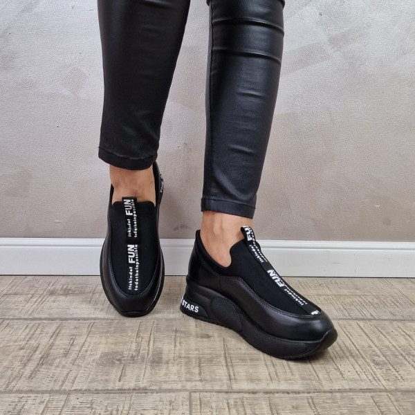 Pantofi casual/sport dama Manos.ro StretchFit/piele naturala PS392 - Img 2