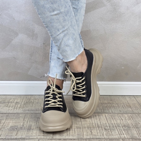 Pantofi dama casual Franco piele naturala PC2341 - Img 2