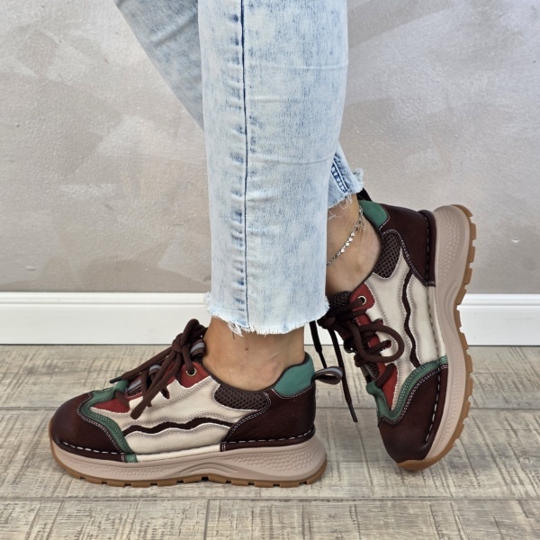 Pantofi dama sport FEELING piele naturala PS820 - Img 4