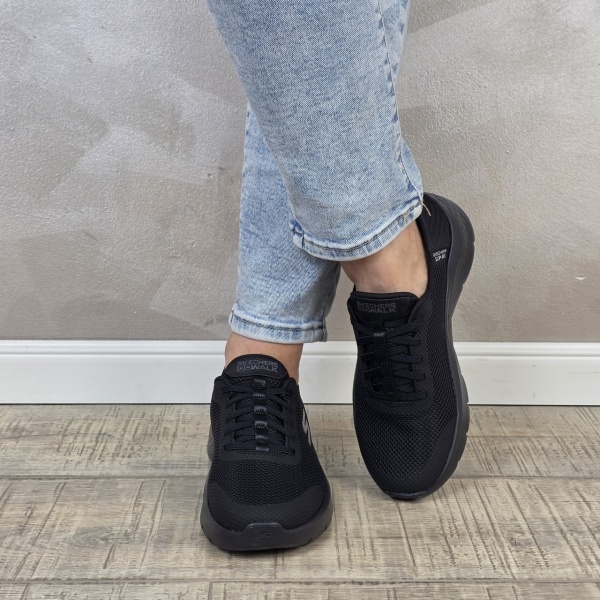 Pantofi dama sport Skechers® SKECHERS SLIP-INS GO WALK FLEX 124836 BBK - Img 6