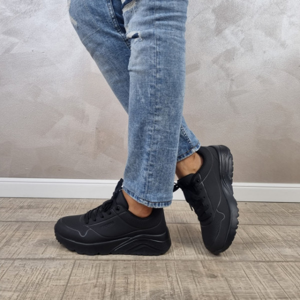 Pantofi dama sport Skechers UNO LITE 403694L BBK - Img 5