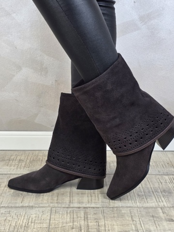 Botine/Ghete dama piele naturala MANOS.RO BT327