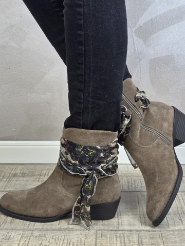 Botine/Ghete dama piele naturala MANOS.RO BT335 - Img 3